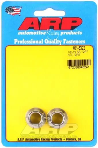 ARP 1/2-13 SS 12pt nut kit