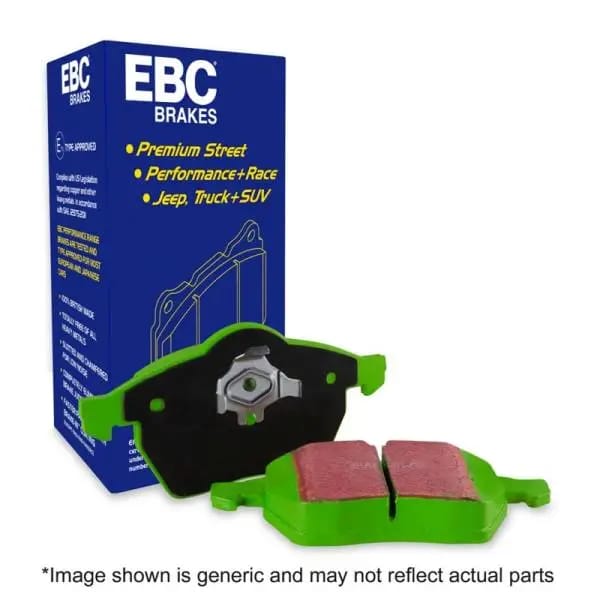 EBC 00-02 Dodge Ram 2500 Pick-up 5.2 2WD (Pad with wear sensor) Greenstuff Front Brake Pads thumbnail 6