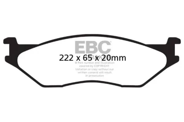 EBC 02-05 Ford Econoline E550 Greenstuff Front Brake Pads