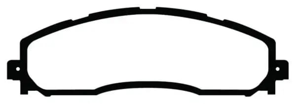 EBC 13+ Ford F250 (inc Super Duty) 6.2 (2WD) Greenstuff Rear Brake Pads thumbnail 2