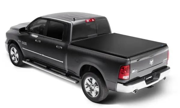 Lund 02-17 Dodge Ram 1500 (8ft. BedExcl. Beds w/Rambox) Genesis Elite Roll Up Tonneau Cover - Black thumbnail 2