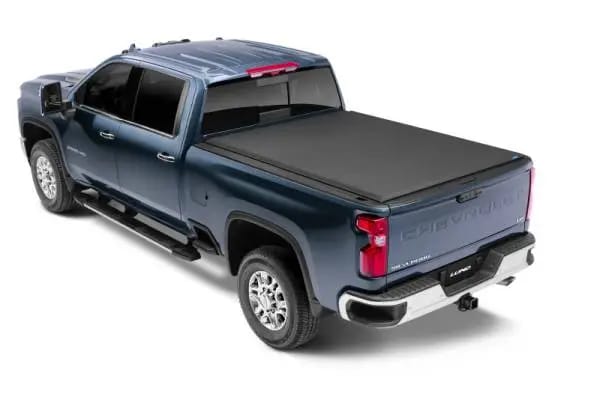 Lund 07-17 Chevy Silverado 1500 (8ft. Bed) Genesis Elite Roll Up Tonneau Cover - Black thumbnail 2