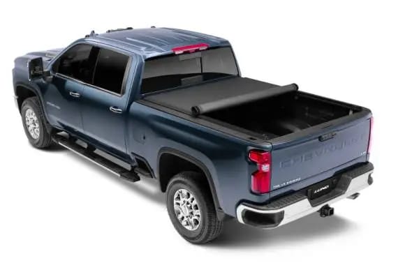 Lund 07-17 Chevy Silverado 1500 (8ft. Bed) Genesis Elite Roll Up Tonneau Cover - Black thumbnail 13