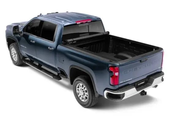 Lund 07-17 Chevy Silverado 1500 (8ft. Bed) Genesis Elite Roll Up Tonneau Cover - Black thumbnail 14