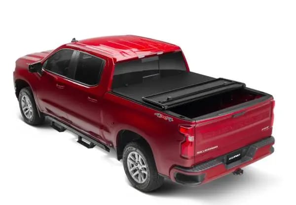 Lund 88-99 Chevy C1500 Fleetside (6.6ft. Bed) Hard Fold Tonneau Cover - Black thumbnail 10