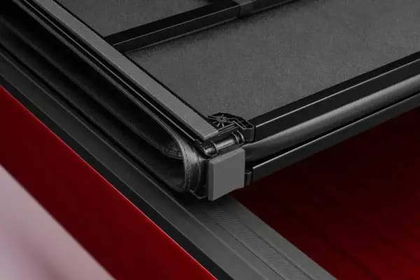 Lund 88-99 Chevy C1500 Fleetside (8ft. Bed) Hard Fold Tonneau Cover - Black thumbnail 3