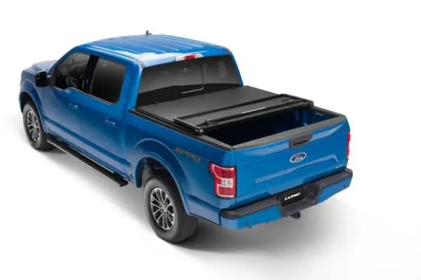 Lund 02-17 Dodge Ram 1500 Fleetside (8ft. Bed) Hard Fold Tonneau Cover - Black thumbnail 10