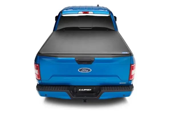 Lund 02-17 Dodge Ram 1500 Fleetside (8ft. Bed) Hard Fold Tonneau Cover - Black thumbnail 12