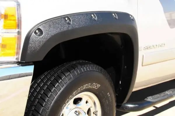 Lund 07-13 Chevy Silverado 1500 RX-Rivet Textured Elite Series Fender Flares - Black (4 Pc.) thumbnail 7