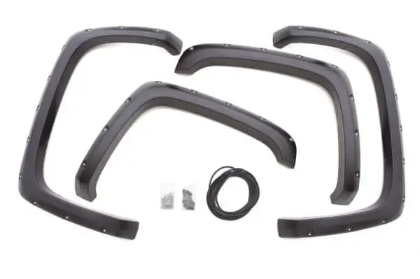 Lund 07-13 GMC Sierra 1500 RX-Rivet Style Smooth Elite Series Fender Flares - Black (4 Pc.) thumbnail 2