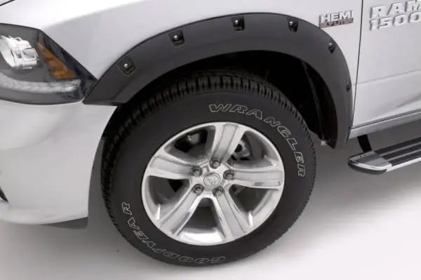 Lund 02-08 Dodge Ram 1500 RX-Rivet Style Smooth Elite Series Fender Flares - Black (4 Pc.) thumbnail 6