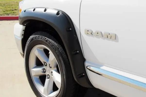Lund 02-08 Dodge Ram 1500 RX-Rivet Style Smooth Elite Series Fender Flares - Black (4 Pc.) thumbnail 9