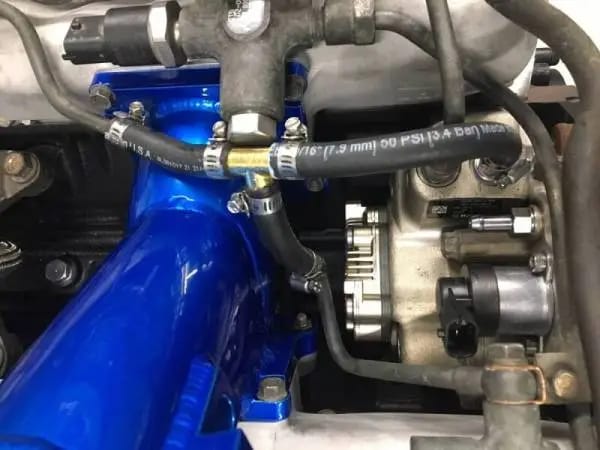 Wehrli 01-04 Chevrolet 6.6L LB7 Duramax Fuel Pressure Relief Valve Delete Kit thumbnail 3