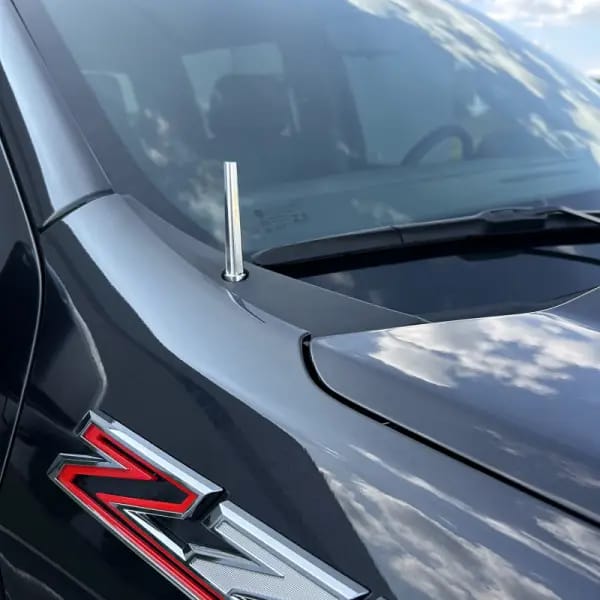 Wehrli 07.5-19 Chevrolet 6.6L Duramax Billet TIG Torch Stubby Antenna - Semi-Gloss Black thumbnail 5