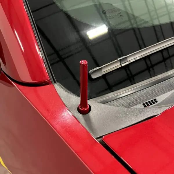 Wehrli 07.5-19 Chevrolet 6.6L Duramax Billet TIG Torch Stubby Antenna - Raw Aluminum thumbnail 6