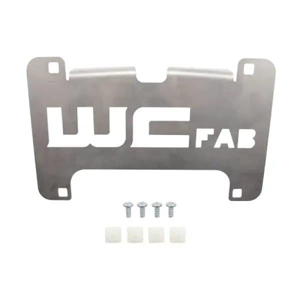Wehrli 15-19 Chevy HD Lower Valance Filler Panel License Plate Mount Bracket thumbnail 2