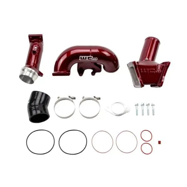 Wehrli 06-07 Chevrolet Duramax LBZ 3in. Y-Bridge Kit - WCFab Red thumbnail 3