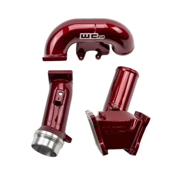 Wehrli 06-07 Chevrolet Duramax LBZ 3in. Y-Bridge Kit - WCFab Red thumbnail 6