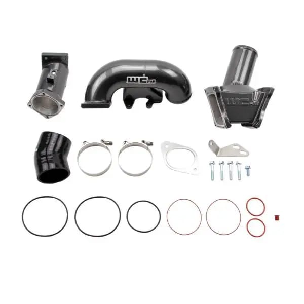 Wehrli 2007.5-2010 LMM Duramax High Flow 3in Y-Bridge Kit- WCFab Grey thumbnail 3