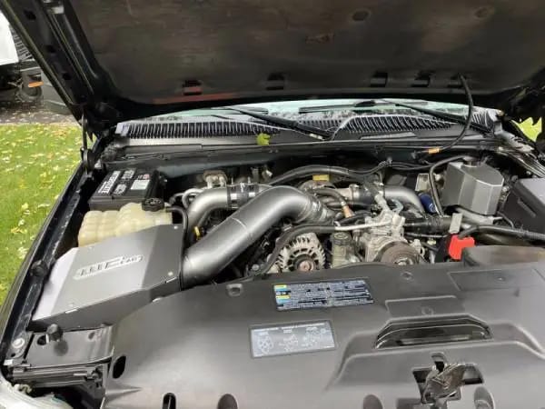 Wehrli 01-04 Chevrolet Duramax LB7 4in Intake Kit - Fine Texture Black thumbnail 7
