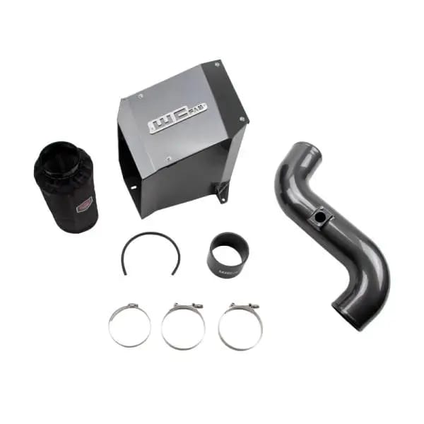 Wehrli 06-07 Duramax LBZ 4in. Intake Kit w/ Air Box - WCFab Grey thumbnail 2