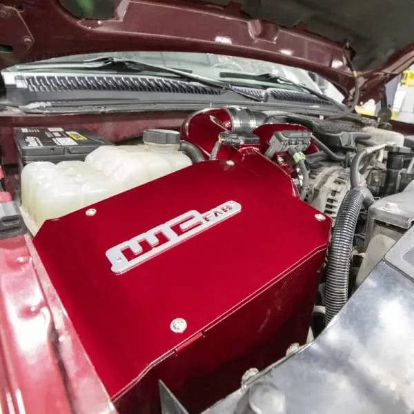 Wehrli 06-07 Duramax LBZ 4in. Intake Kit w/ Air Box - WCFab Grey thumbnail 5