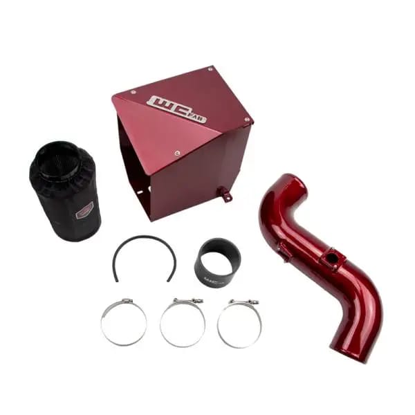 Wehrli 11-16 Chevrolet Duramax LML 4in Intake Kit - WCFab Red thumbnail 3