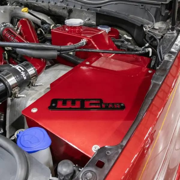 Wehrli 17-24 6.7L Power Stroke Coolant Tank and Battery Box Kit - Gloss Black thumbnail 5