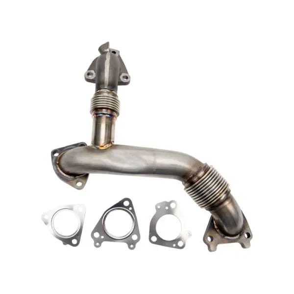 Wehrli 11-16 Duramax LML Stainless 2in Up Pipe Kit w/ Gaskets (Passenger Side) thumbnail 2
