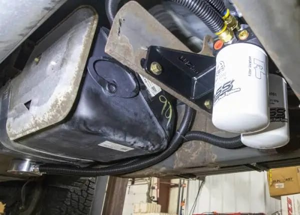 Wehrli 11-16 Chevrolet 6.6L Duramax FASS Fuel System Relocation Bracket (Crew Cab Only) thumbnail 7