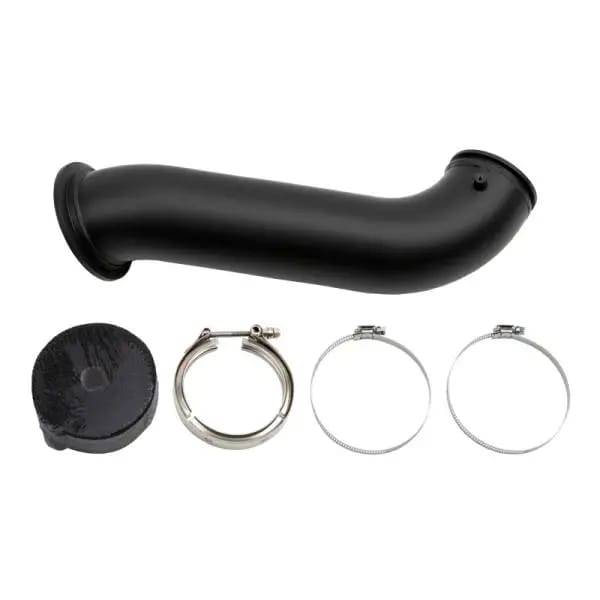 Wehrli 04.5-07 Dodge Ram Cummins 4in Down Pipe - w/High Mount S300 Turbo & 2nd Gen Manifold thumbnail 4