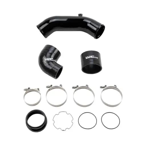 Wehrli 2017+ Ford 6.7L Power Stroke 3.5in Cold Side Intercooler Pipe - Gloss Black