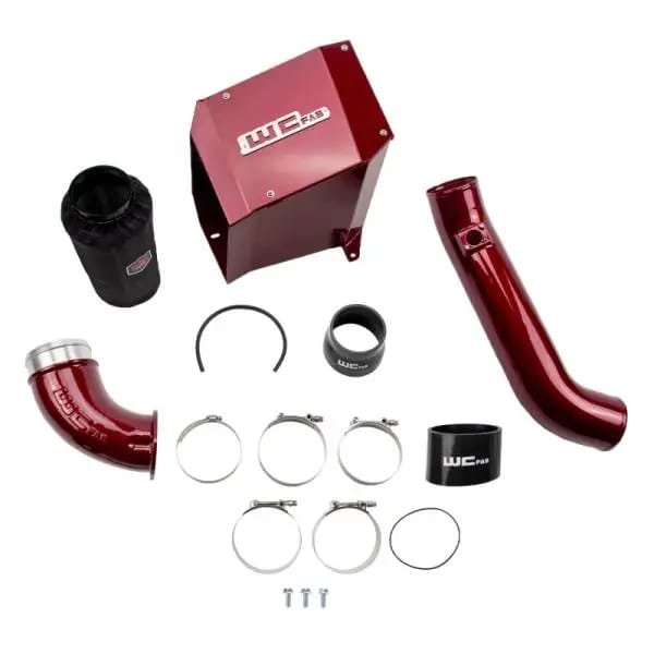 Wehrli 01-04 Duramax LB7 4in. Stage 2 Intake Kit - Bengal Silver
