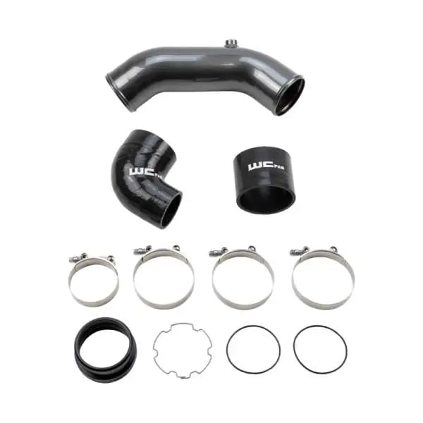 Wehrli 2017+ Ford 6.7L Power Stroke 3.5in Cold Side Intercooler Pipe - Sparkle Granny