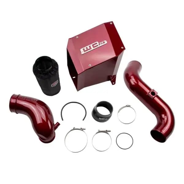 Wehrli 07.5-10 Chevrolet Duramax LMM 4in Intake Kit Stage 2 - WCFab Red thumbnail 2