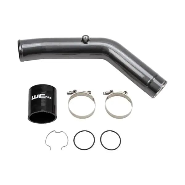 Wehrli 23-24 Ford 6.7L HO Power Stroke 3in Hot Side Intercooler Pipe - Gun Metal