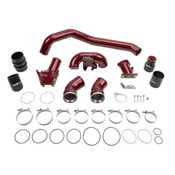 Wehrli 07.5-10 GMC/Chevrolet 6.6L Duramax Stage 1 High Flow Intake Bundle Kit - WCFab Grey thumbnail 2