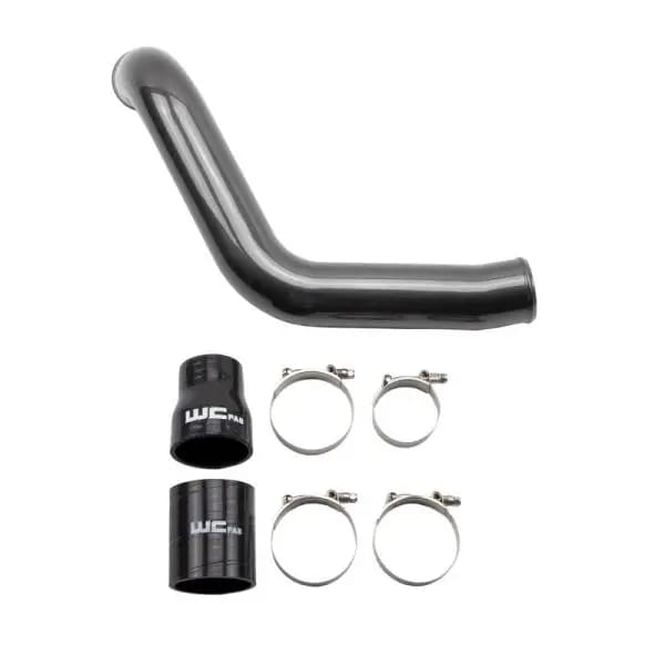 Wehrli 2004.5-05 Chevrolet LLY Duramax Passenger Side 3in Intercooler Pipe - Gloss Black thumbnail 2