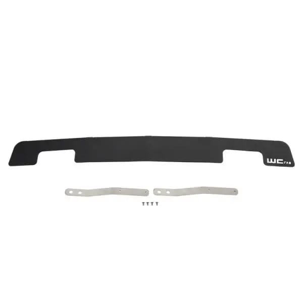 Wehrli 11-14 Chevy 2500/3500 HD Valance Filler Panel Kit w/ Tow Hooks - Fine Tex Black thumbnail 2