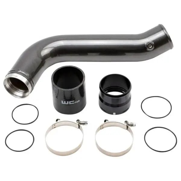 Wehrli 20-24 Chevrolet 6.6L L5P Duramax Passenger Side 3.5in Intercooler Pipe - WCFab Grey thumbnail 3