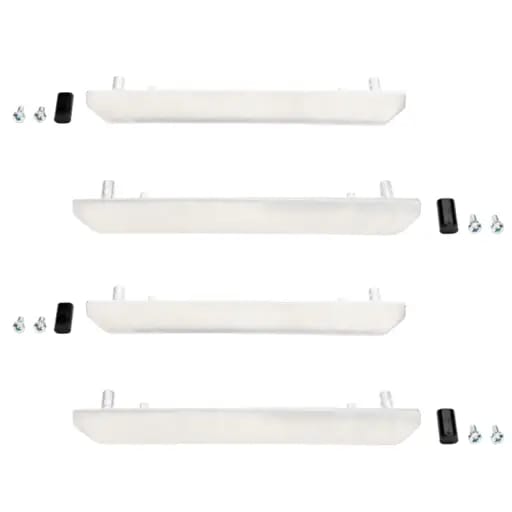 Wehrli 2020+ GMC 2500/3500HD Fender Flare Marker Light Delete Kit w/o Logo - Raw Finish