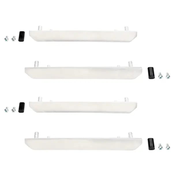 Wehrli 2020+ GMC 2500/3500HD Fender Flare Marker Light Delete Kit w/o Logo - Raw Finish thumbnail 2
