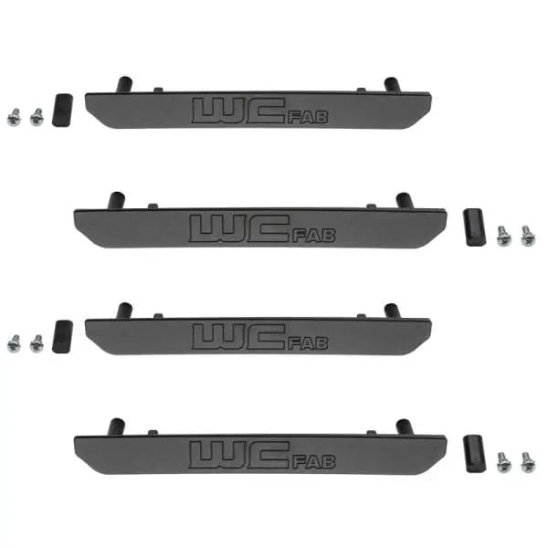 Wehrli 2020+ GMC 2500/3500HD Fender Flare Marker Light Delete Kit w/Logo - Fine Texture Black thumbnail 2