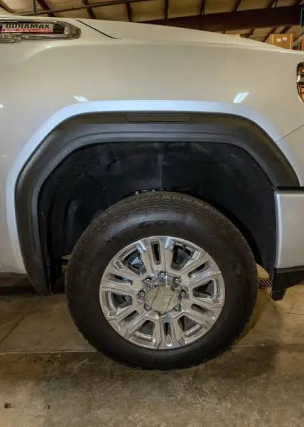 Wehrli 2020+ GMC 2500/3500HD Fender Flare Marker Light Delete Kit w/o Logo - Fine Texture Black thumbnail 5