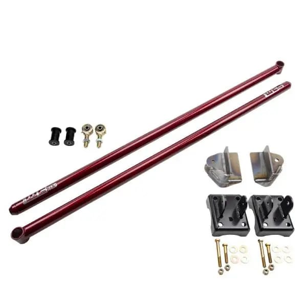 Wehrli 2011-2022 Ford Power Stroke SCLB & CCLB 68in Traction Bar KIT WCFab Red thumbnail 2
