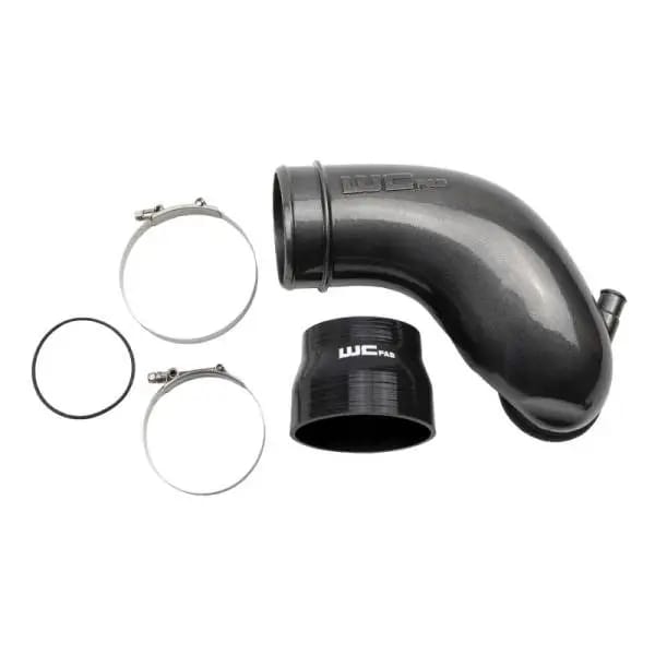 Wehrli 06-10 Chevrolet 6.6L LBZ/LMM Duramax 3.5in Intake Horn - Bengal Blue thumbnail 2