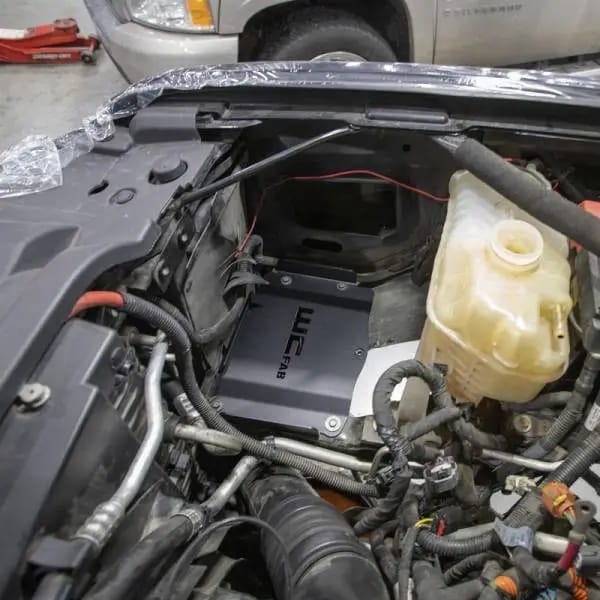 Wehrli 11-16 Duramax Battery Tray Relocation Kit thumbnail 4