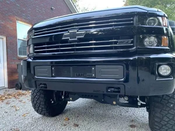 Wehrli 15-19 Chevrolet 2500/3500 Front Bumper Valance Filler Panel Kit w/Tow Hooks - Raw Finish thumbnail 2
