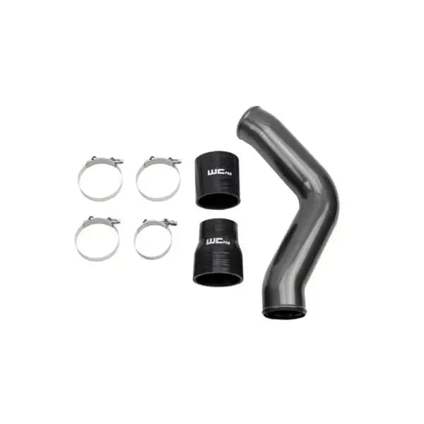 Wehrli 13-18 Dodge Cummins 6.7 Driver Side 3.5in Intercooler Pipe - Bengal Blue thumbnail 2