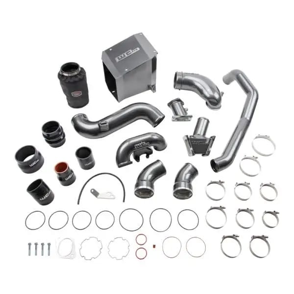 Wehrli 2007.5-2010 Chevrolet Duramax 6.6L LMM Stage 2 High Flow Intake Bundle Kit - Bronze Chrome thumbnail 2